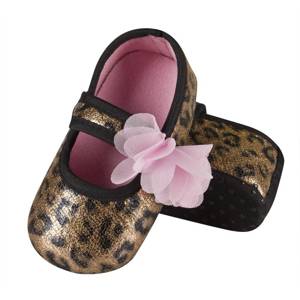Pantofole ballerine SOXO con stampa leopardata