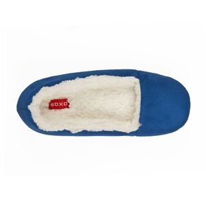 Pantofole da donna ballerine SOXO suola morbida azzurro