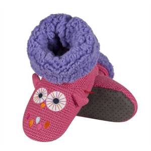 Pantofole per bambini SOXO ragazze gufo maglia