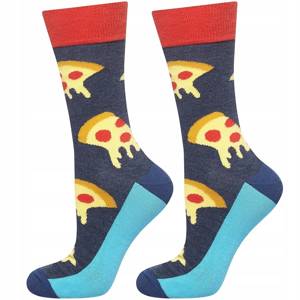 SOXO GOOD STUFF calzini colorati da uomo, pizza 