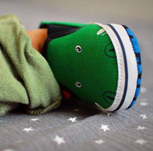 SOXO pantofole per bambini coccodrilli verdi
