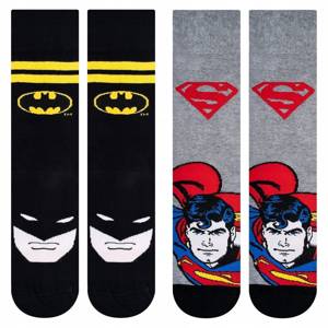 Set di 2 calzini colorati SOXO GOOD STUFF da uomo Batman Superman DC Comics