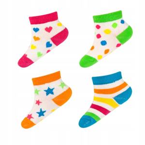 Set di 2 calzini colorati per neonati SOXO con motivi