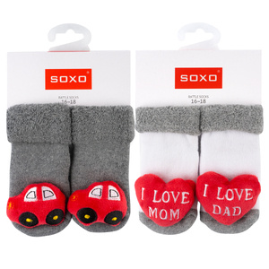 Set di 2x calzini colorati SOXO con sonaglio