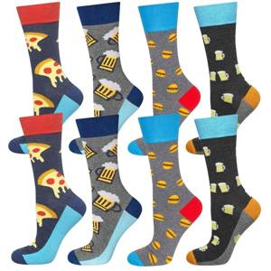 Set di 4 calzini colorati da uomo SOXO GOOD STUFF