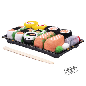 Set di 5 calzini colorati SOXO sushi in una scatola